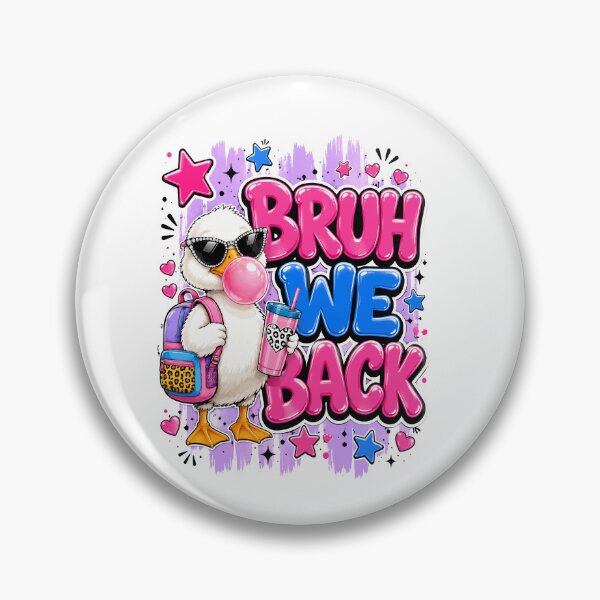 Item preview, Cute Girl Goose Bruh We Back Funny Duck Back To School Graphic Girls Kids designed and sold by BornBorn.