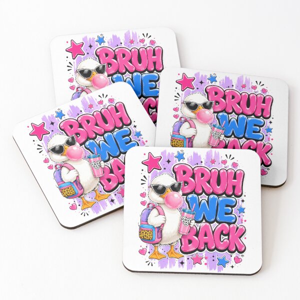 Item preview, Cute Girl Goose Bruh We Back Funny Duck Back To School Graphic Girls Kids designed and sold by BornBorn.