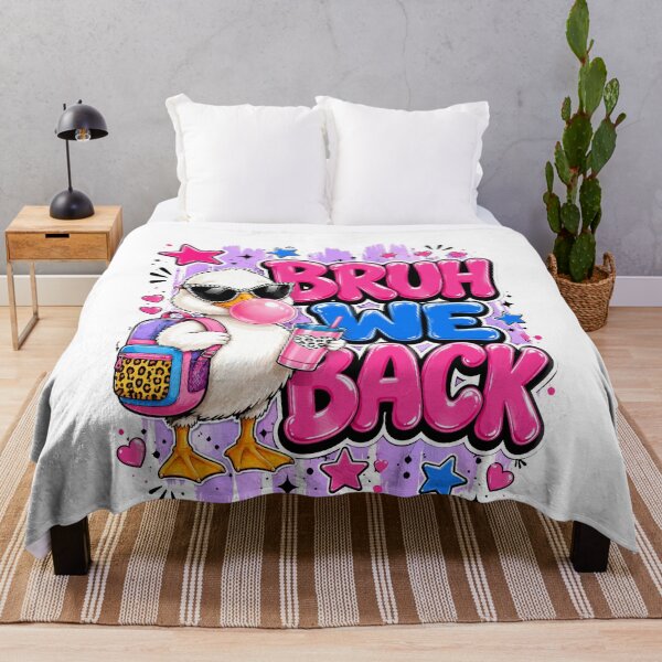 Item preview, Cute Girl Goose Bruh We Back Funny Duck Back To School Graphic Girls Kids designed and sold by BornBorn.
