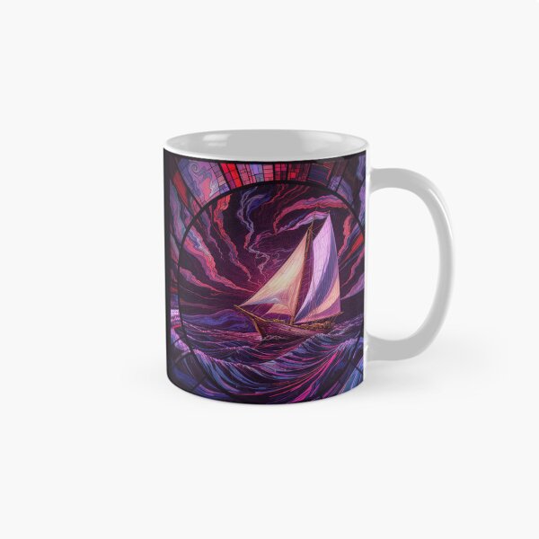 Item preview, Abstract Clipper Ship Nautical Ocean Scene designed and sold by GaffaDesigns.