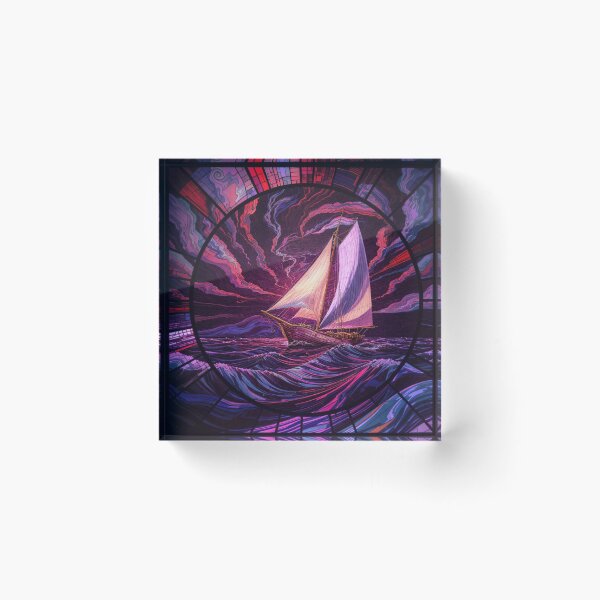 Item preview, Abstract Clipper Ship Nautical Ocean Scene designed and sold by GaffaDesigns.