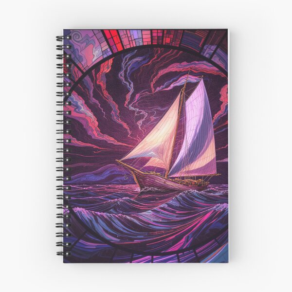Item preview, Abstract Clipper Ship Nautical Ocean Scene designed and sold by GaffaDesigns.