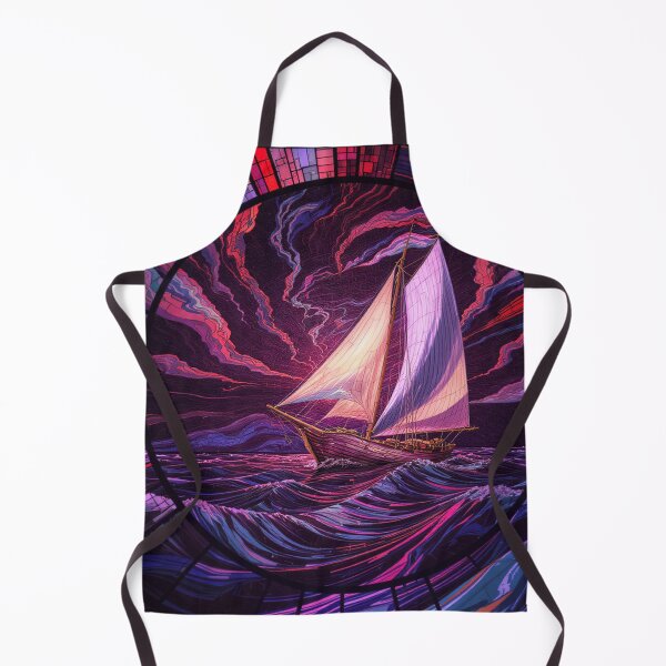 Item preview, Abstract Clipper Ship Nautical Ocean Scene designed and sold by GaffaDesigns.