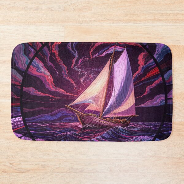 Item preview, Abstract Clipper Ship Nautical Ocean Scene designed and sold by GaffaDesigns.