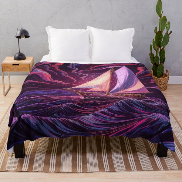 Item preview, Abstract Clipper Ship Nautical Ocean Scene designed and sold by GaffaDesigns.