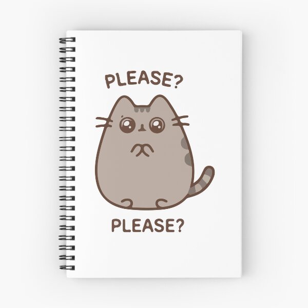 Item preview, Cute Begging Cat Big Eyes Please Kawaii Sticker designed and sold by daenarys123.