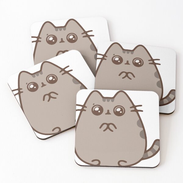 Item preview, Cute Begging Cat Big Eyes Please Kawaii Sticker designed and sold by daenarys123.