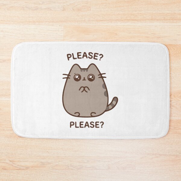 Item preview, Cute Begging Cat Big Eyes Please Kawaii Sticker designed and sold by daenarys123.