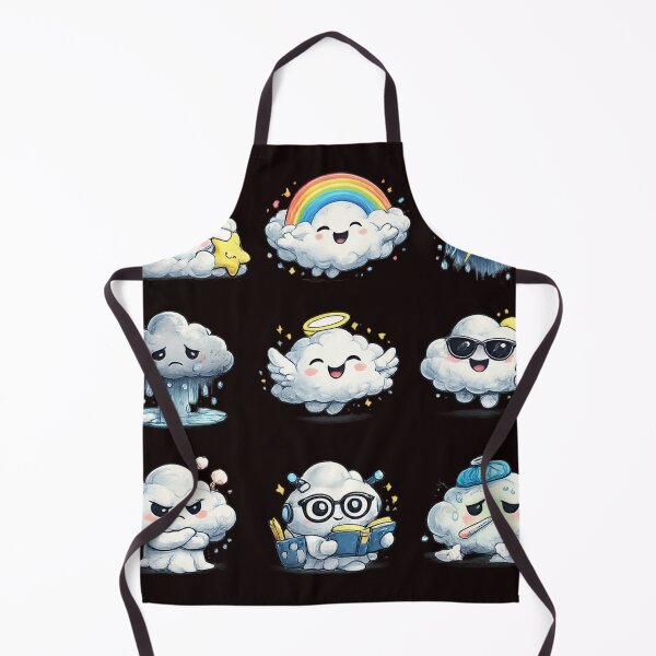 Item preview, Cloud Emoji | Cute Kawaii Typography Design designed and sold by VasiArtLab.