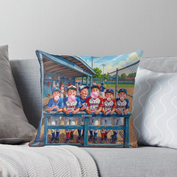 Item preview, Baseball Little Leaguers Blowing Bazooka Gum Bubbles designed and sold by Home Decor Art.