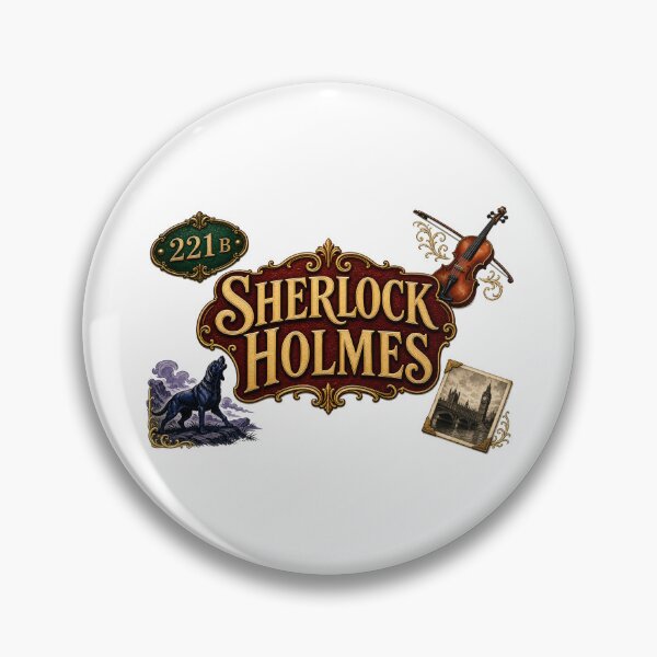 Item preview, Sherlock Holmes – Ornate 221B London Casebook designed and sold by Fenay Designs.