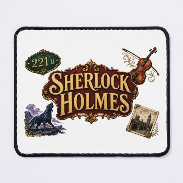 Item preview, Sherlock Holmes – Ornate 221B London Casebook designed and sold by Fenay Designs.