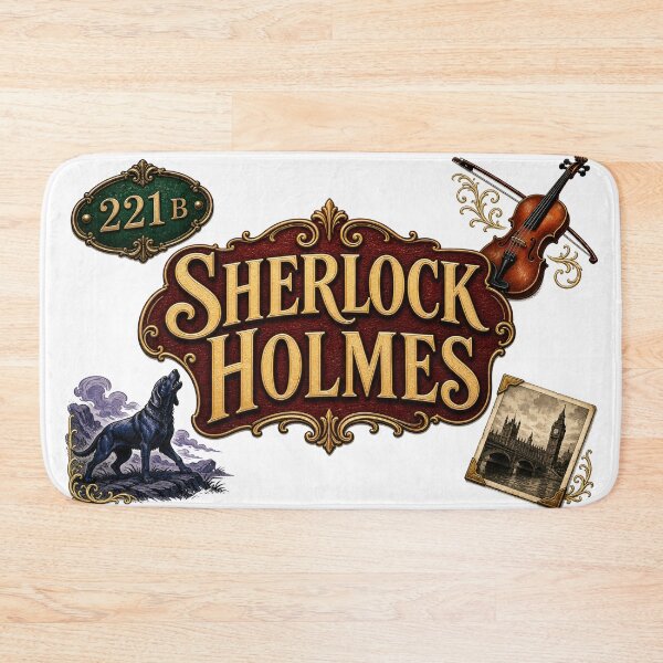Item preview, Sherlock Holmes – Ornate 221B London Casebook designed and sold by Fenay Designs.