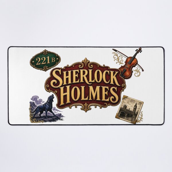 Item preview, Sherlock Holmes – Ornate 221B London Casebook designed and sold by Fenay Designs.