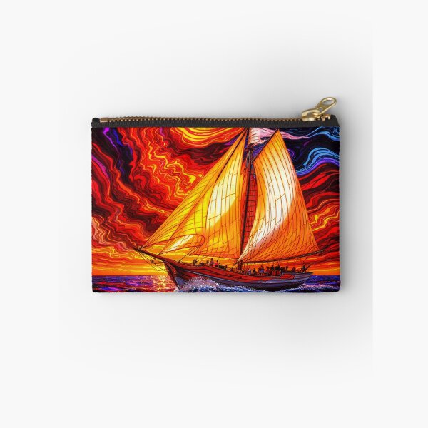 Item preview, Abstract Clipper Ship Nautical Ocean Scene designed and sold by GaffaDesigns.