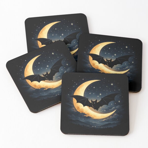 Item preview, Bat in a night sky designed and sold by BLACK_BOSS STORE.