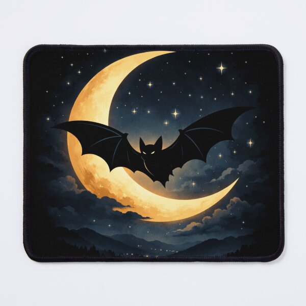 Item preview, Bat in a night sky designed and sold by BLACK_BOSS STORE.