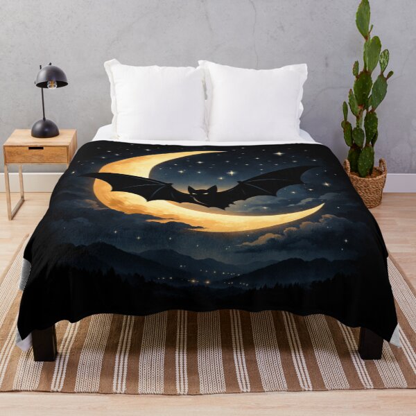 Item preview, Bat in a night sky designed and sold by BLACK_BOSS STORE.