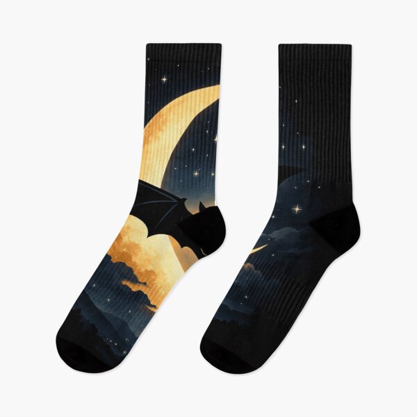 Item preview, Bat in a night sky designed and sold by BLACK_BOSS STORE.