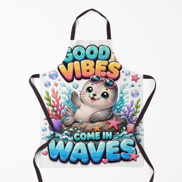 Item preview, Cute Seal Good Vibes Sticker designed and sold by M.Store.