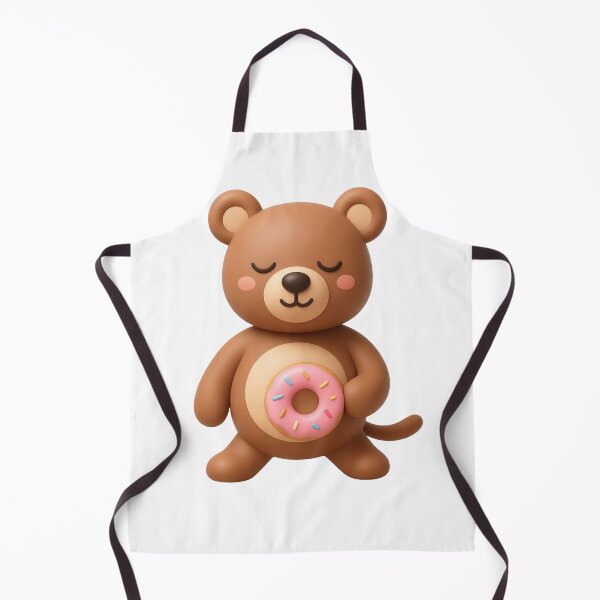 Item preview, Cute Teddy Bear with Donut designed and sold by Ank30.