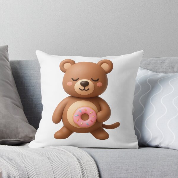 Item preview, Cute Teddy Bear with Donut designed and sold by Ank30.