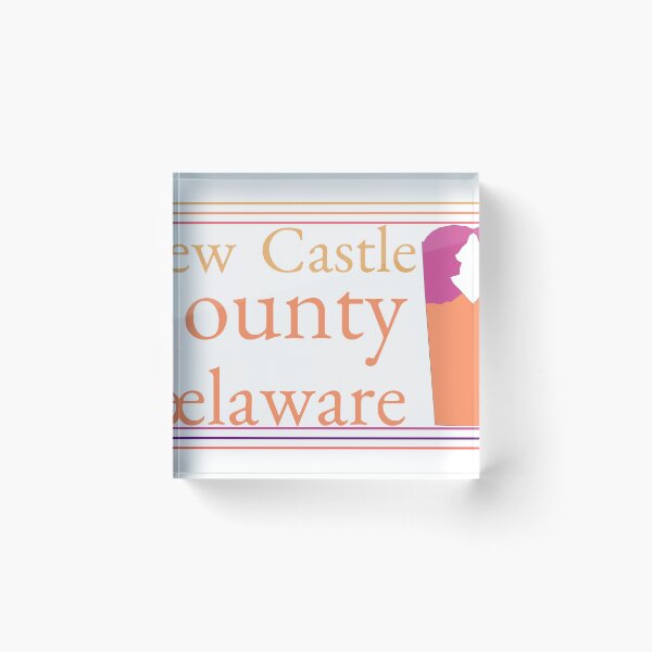 Artikelvorschau, New Castle County, Delaware, auf der Staatskarte hervorgehoben entworfen und verkauft von TheIconSmith.