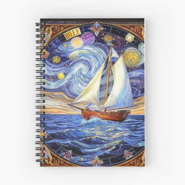 Item preview, Abstract Clipper Ship Nautical Ocean Scene designed and sold by GaffaDesigns.