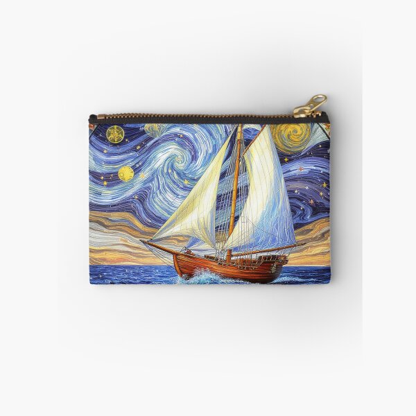 Item preview, Abstract Clipper Ship Nautical Ocean Scene designed and sold by GaffaDesigns.