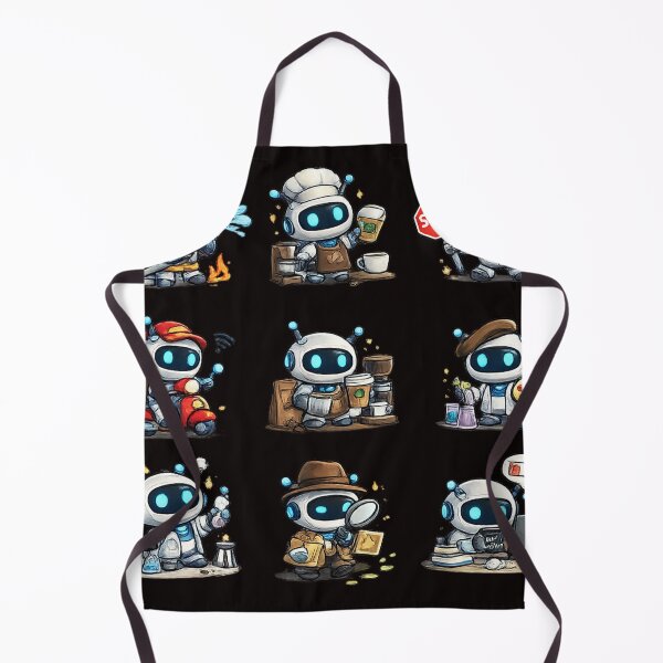 Item preview, Tiny Robot Funny Emoji | Cute AI Meme Design designed and sold by VasiArtLab.