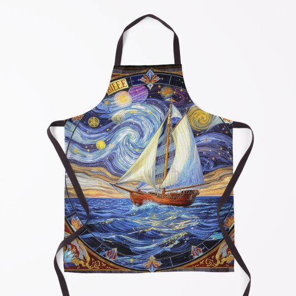 Item preview, Abstract Clipper Ship Nautical Ocean Scene designed and sold by GaffaDesigns.