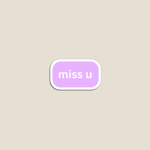Item preview, miss you designed and sold by PatchMerch.