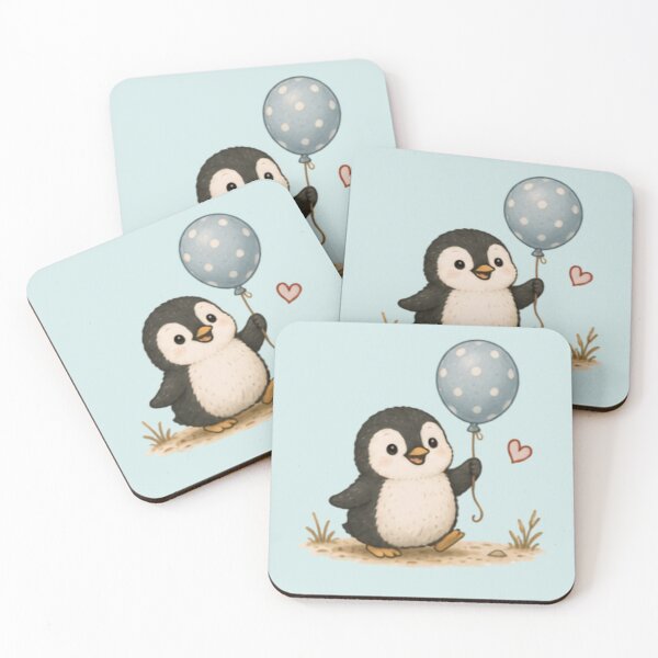 Item preview, Balloon Day Penguin designed and sold by MellowMunchkins.