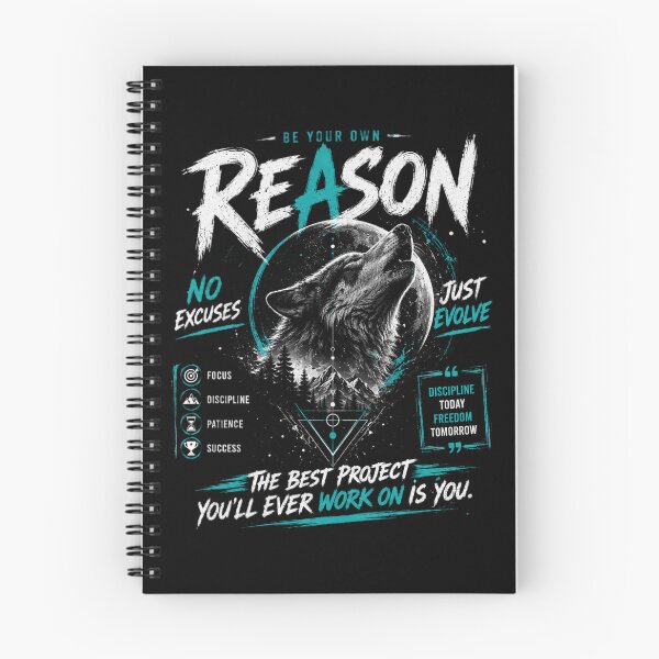 Item preview, Be Your Own Reason | Wolf Motivation Graphic T-Shirt designed and sold by Kinjaljoshi9999.