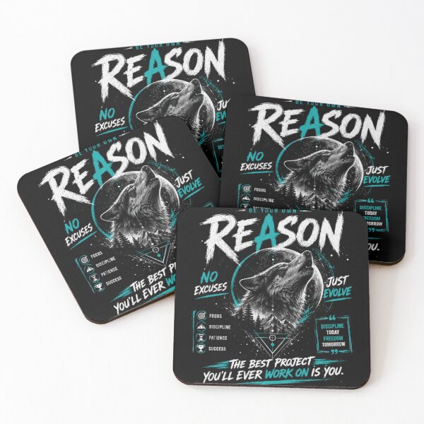 Item preview, Be Your Own Reason | Wolf Motivation Graphic T-Shirt designed and sold by Kinjaljoshi9999.