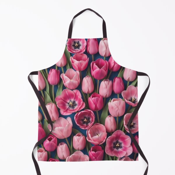 Item preview, Elegant Pink Tulips Spring Floral Pattern designed and sold by Purpleclomb.