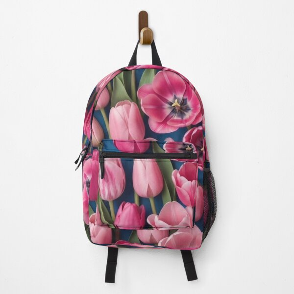 Item preview, Elegant Pink Tulips Spring Floral Pattern designed and sold by Purpleclomb.