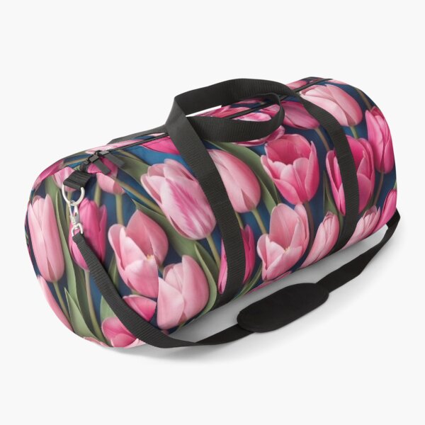 Item preview, Elegant Pink Tulips Spring Floral Pattern designed and sold by Purpleclomb.