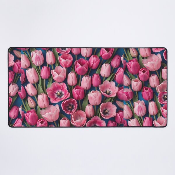 Item preview, Elegant Pink Tulips Spring Floral Pattern designed and sold by Purpleclomb.
