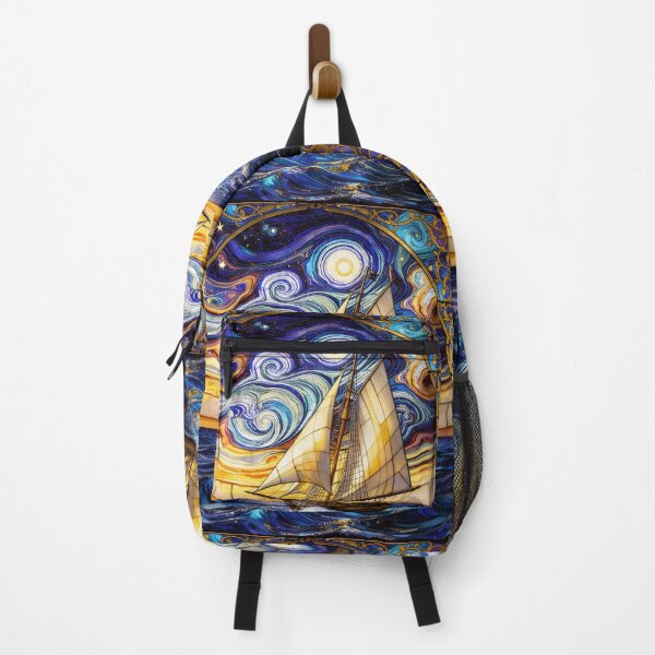 Item preview, Abstract Clipper Ship Nautical Ocean Scene designed and sold by GaffaDesigns.