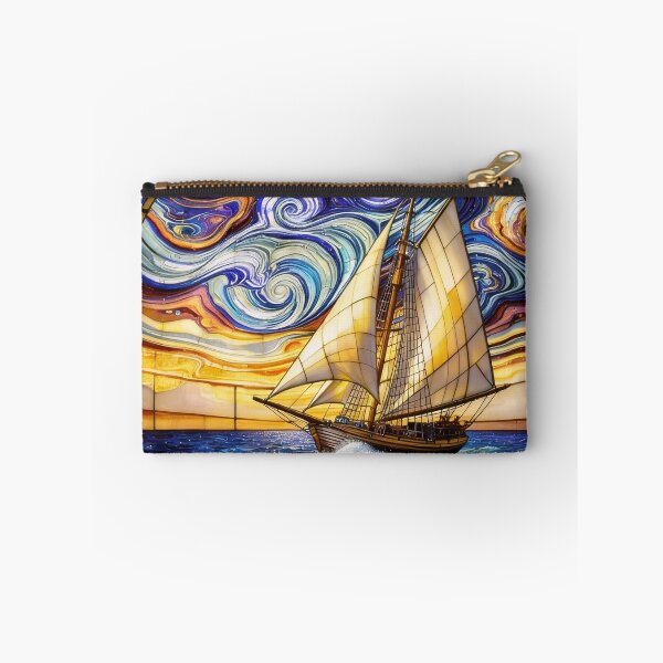 Item preview, Abstract Clipper Ship Nautical Ocean Scene designed and sold by GaffaDesigns.