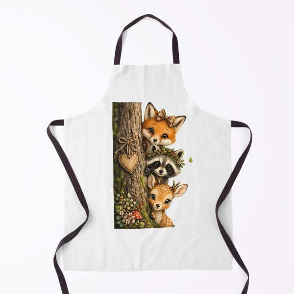 Item preview, Cute Woodland Animals Nursery Decor Baby Fox Raccoon Deer designed and sold by BumbleBloom7.