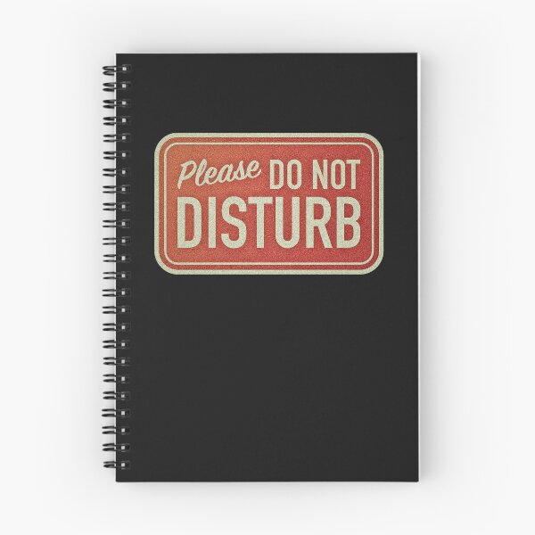 Item preview, Retro Do Not Disturb Introvert Sign designed and sold by Moodprint5.