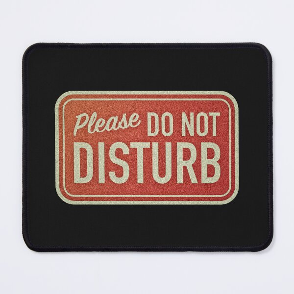 Item preview, Retro Do Not Disturb Introvert Sign designed and sold by Moodprint5.