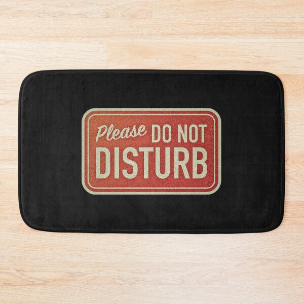 Item preview, Retro Do Not Disturb Introvert Sign designed and sold by Moodprint5.