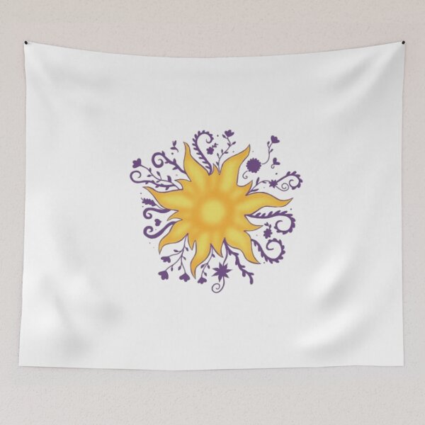 Item preview, Tangled Rapunzel Sun Art Print designed and sold by 4U---Store.
