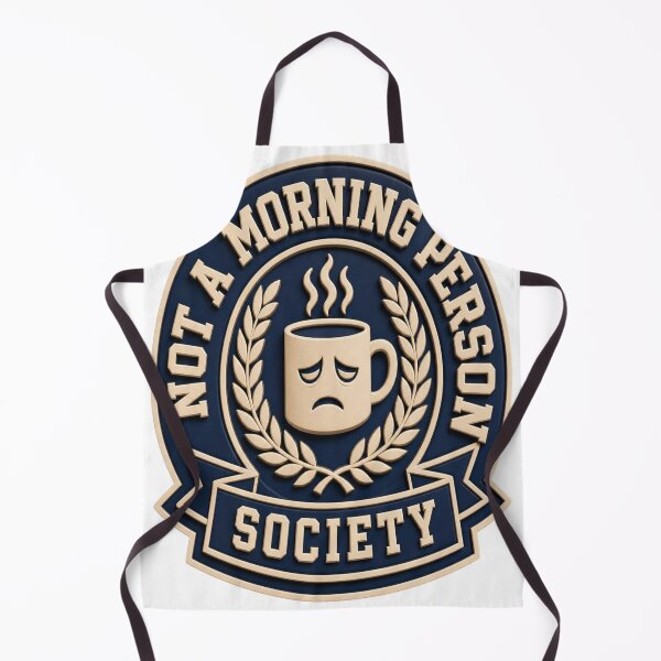 Item preview, Not a Morning Person Society-#varsitylogo # designed and sold by mo-carnival.