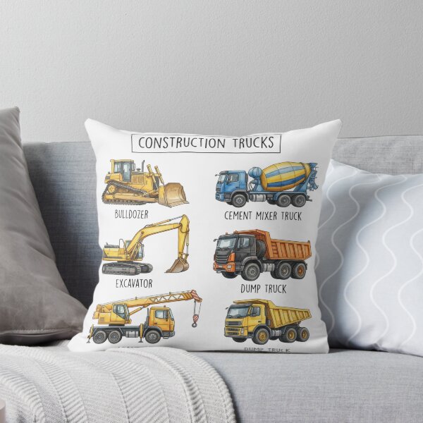 Item preview, Construction Trucks & Vehicles – Educational Kids Nursery designed and sold by raedattia.