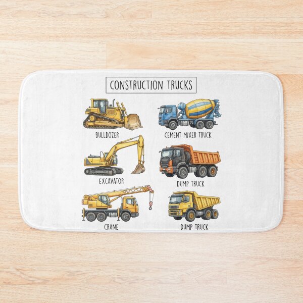Item preview, Construction Trucks & Vehicles – Educational Kids Nursery designed and sold by raedattia.
