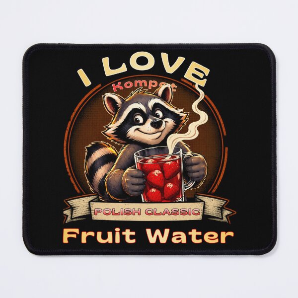 Item preview, Life Is Better With Fruit Water. Funny Trash Panda Polish Fruit Drink Shirt. designed and sold by Creative-Sanc.